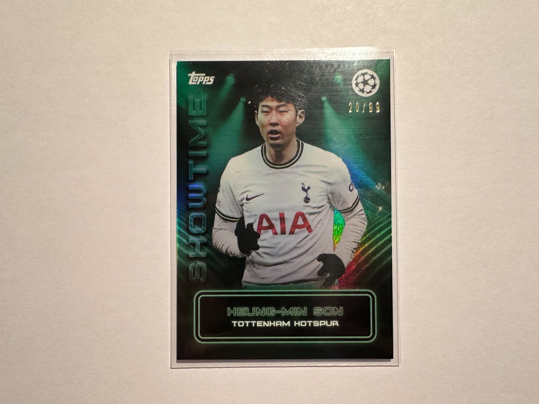 Topps Carte collezionabili: Heung-Min Son 2023 Topps Showtime 20/99 – Usato da Hagendorn venduto da Pokecollectorch
