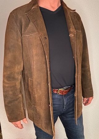 Vintage Wildlederjacke für Herren