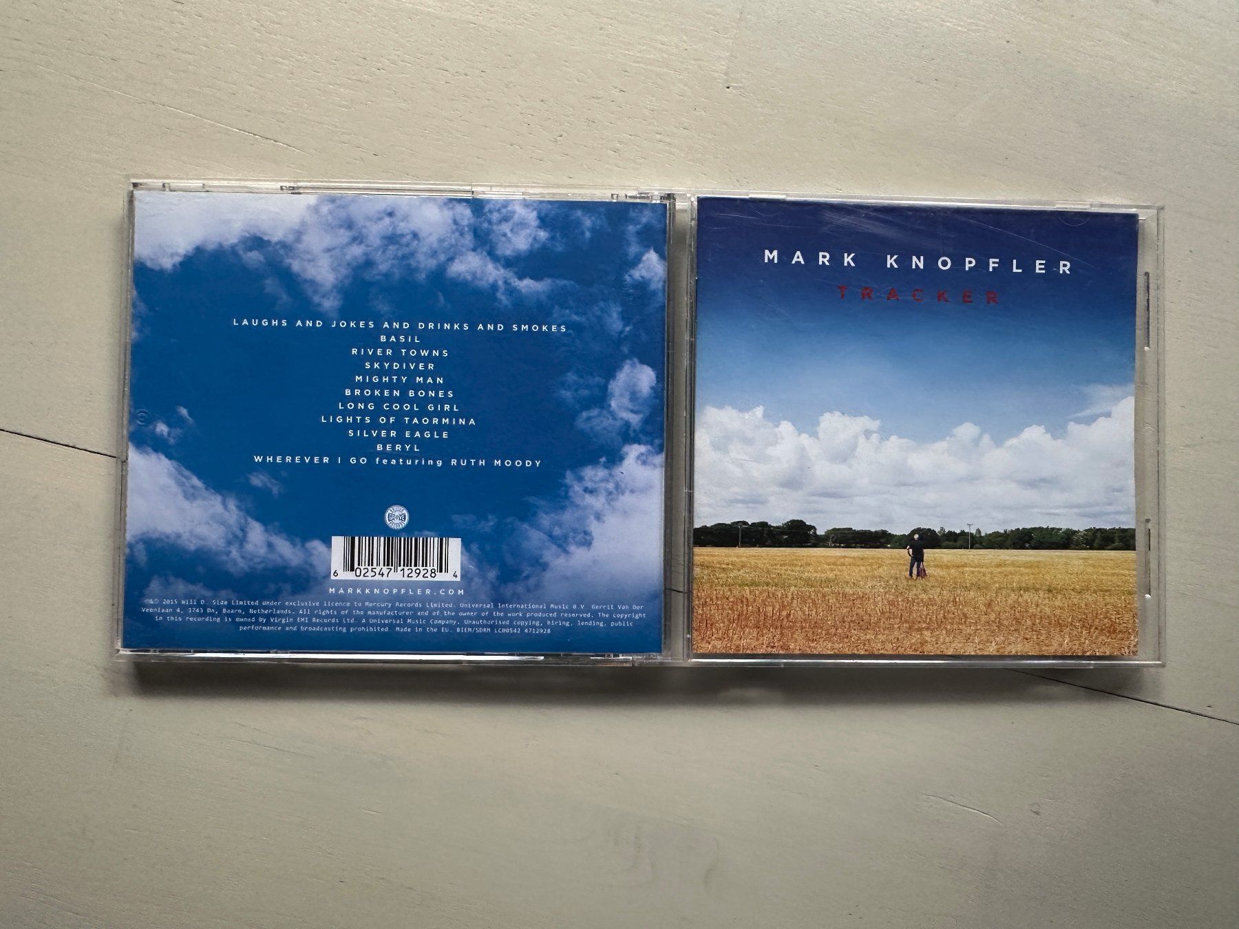CDs: MARK KNOPFLER DIRE STRAITS tolle CD Tracker 80's – D'occasion à Basel par Partridge