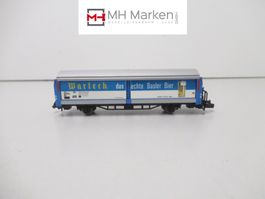 Fleischmann 8337 ged. Güterwagen Warteck Bier der SBB Spur N
