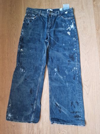 Zara Jeans mit Farbspritzern Gr.40 - Stylisch & Einzigartig!