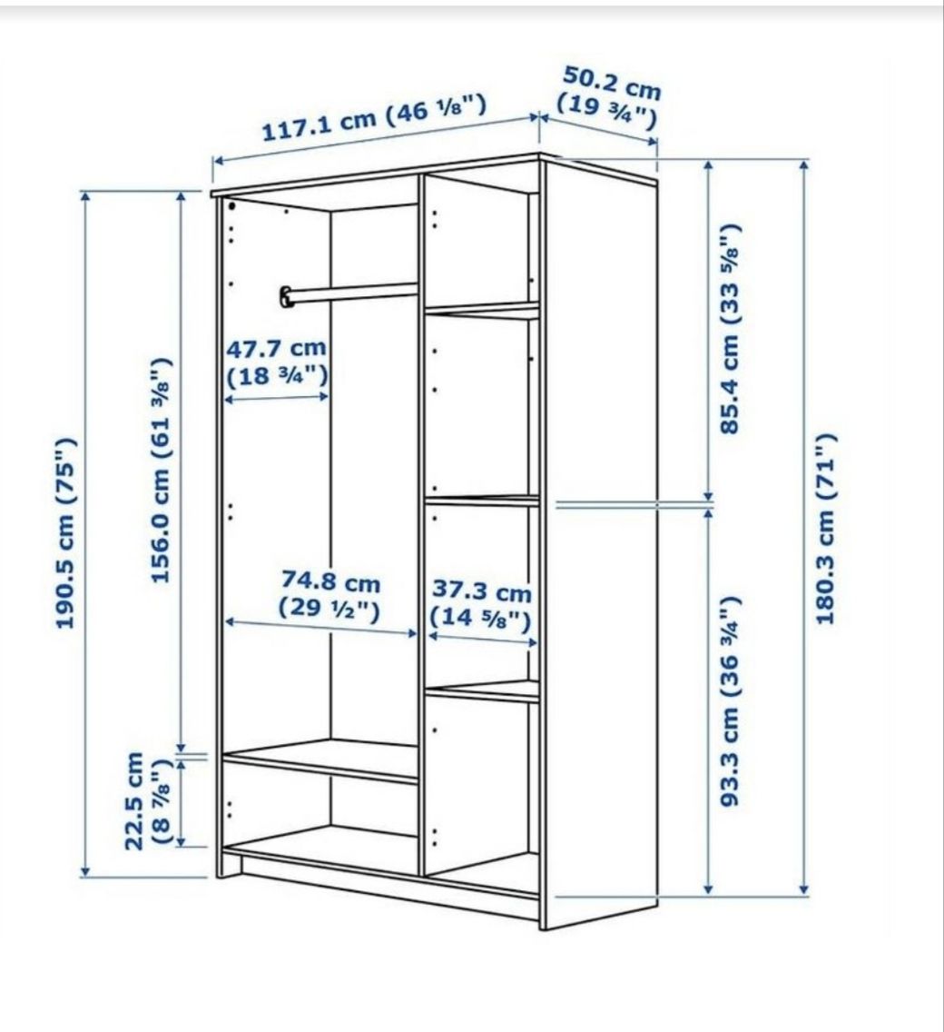 Armadi: Kleiderschrank Brimnes von Ikea – Usato da Wald AR venduto da joc_j5sw 1
