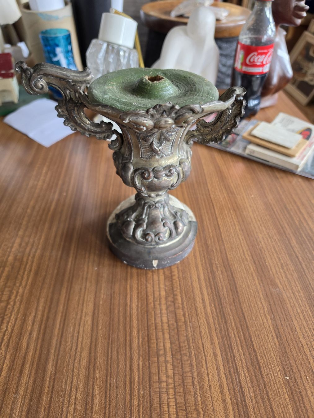 Altre raccolte & rarità: Antike Blumenschale / Kerzenständer Vintage – Usato da Mettlen venduto da elios0888 9