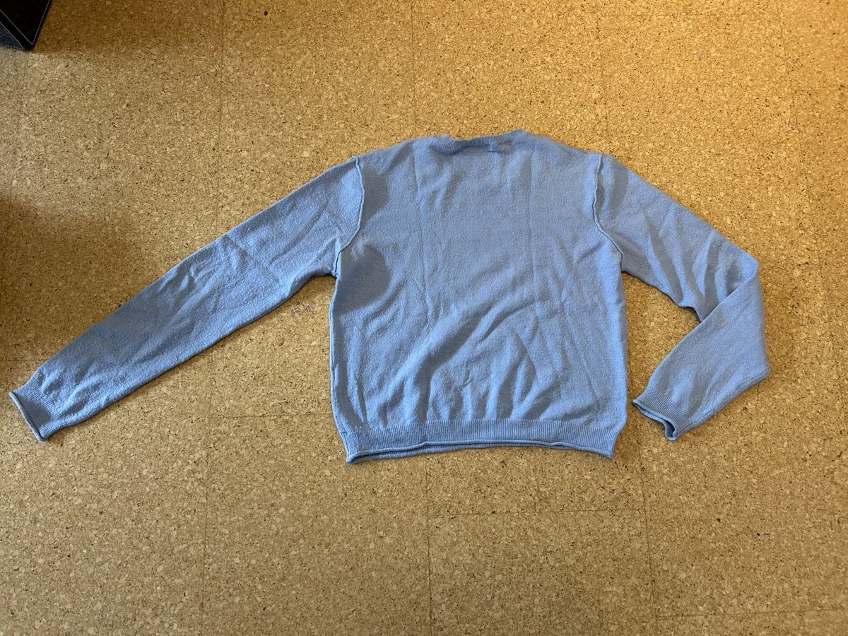 Pull&Bear Pullover & Sweatshirts: blauer strickpulli – Gebraucht aus Schmitten FR von let_k9yc 1