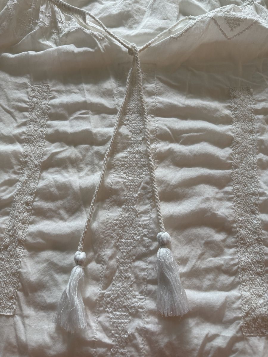 Camicette: Sommerbluse von Moddis, weiss, Grösse One Size – Usato da Grabs venduto da blueye57 1