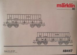 MÄRKLIN: ERZWAGEN-SET DER SNCB 48447 TOP/OVP