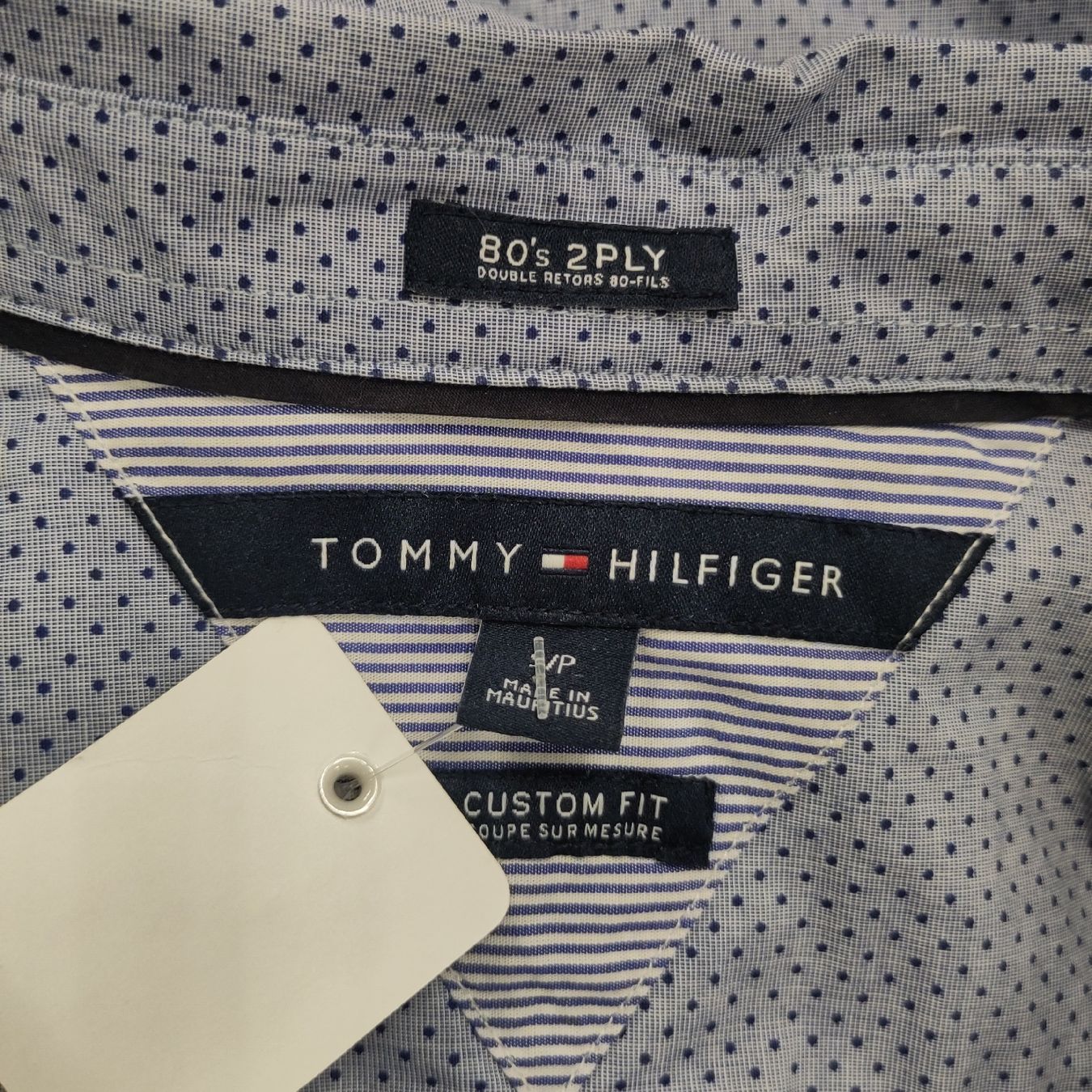 Tommy Hilfiger Hemden: Tommy Hilfiger Hemd Punkte Custom Fit  – Neu (gemäss Beschreibung) aus Pratteln von Cartonsducoeur_bl 3