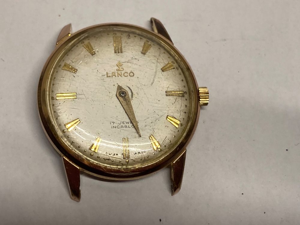 NOS : COURONNE LANCO DE 4,45 MM DE DIAMETRE EN PLAQUE OR