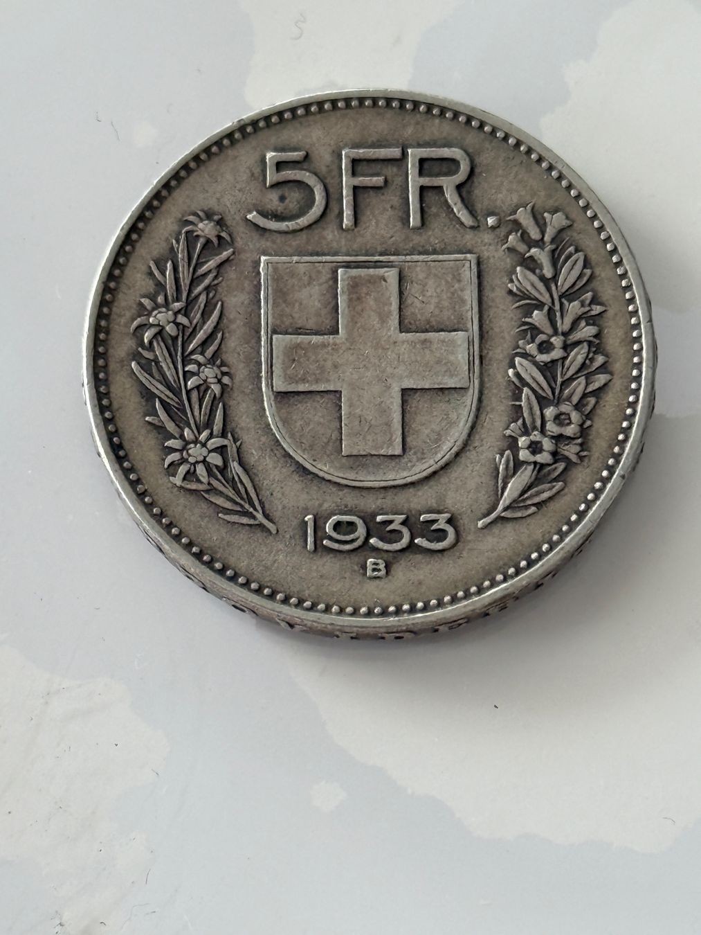 Tutti le monete: 5 Franken 1933  Silber – Usato da Wallisellen venduto da SWISS_SILVER1