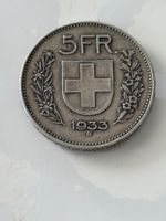 5 Franken 1933  Silber