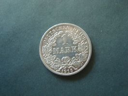 Deutsche  1 Mark 1915 silber