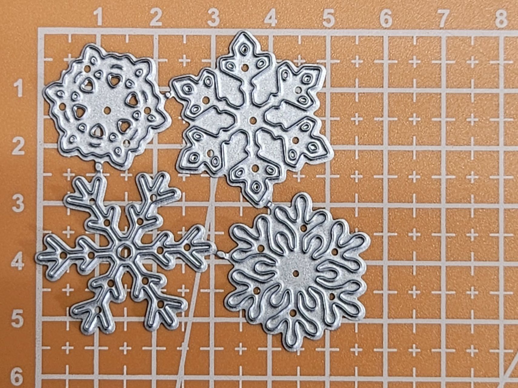 Sciablone: Stanzschablone Nr.1064, Schneeflocken, Weihnachten – Nuovo e nell'imballaggio originale da Gretzenbach venduto da Fliegepilz56 1