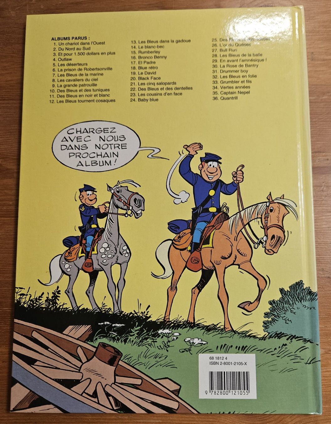 Fumetti: Les tuniques Bleues N 36 E.O. (T.B.E.) Quantrill – Usato da Prévonloup venduto da bitume1975 2