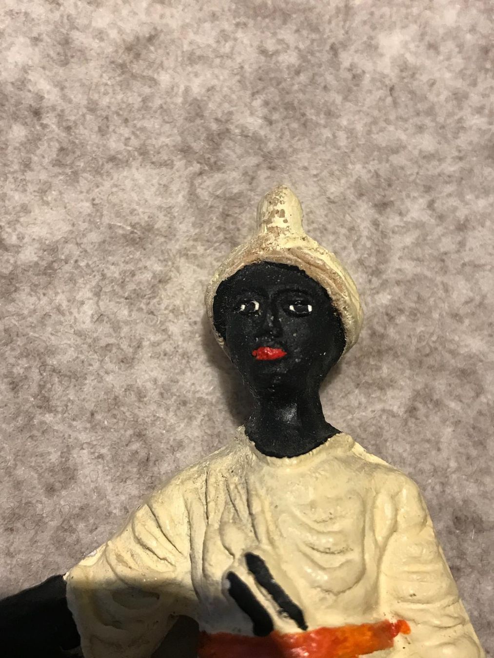 Figuren: Krippenfigur, Elastolin, Kamelführer / Beduine – Gebraucht aus Niederurnen von Guste 3
