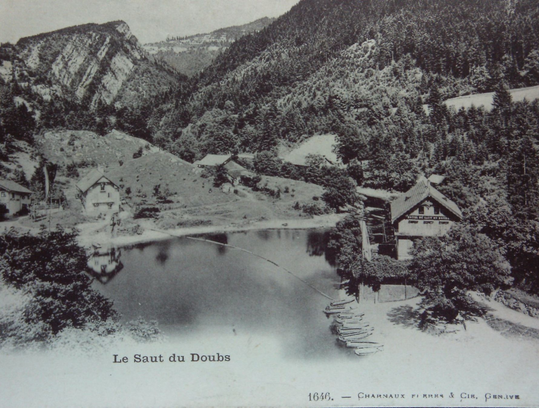 Ansichtskarten: Le saut du Doubs – Gebraucht aus Le Locle von Roger46