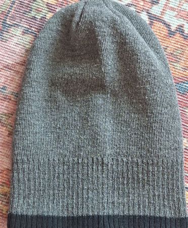 Strickmütze grau