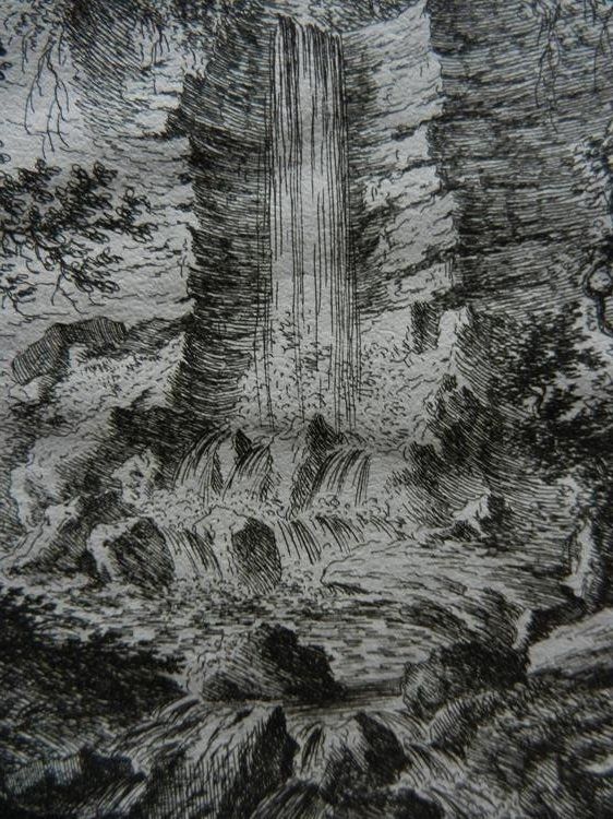 Gravures: Erlenbach Wasserfall – D'occasion à Risch par Rischli15 9