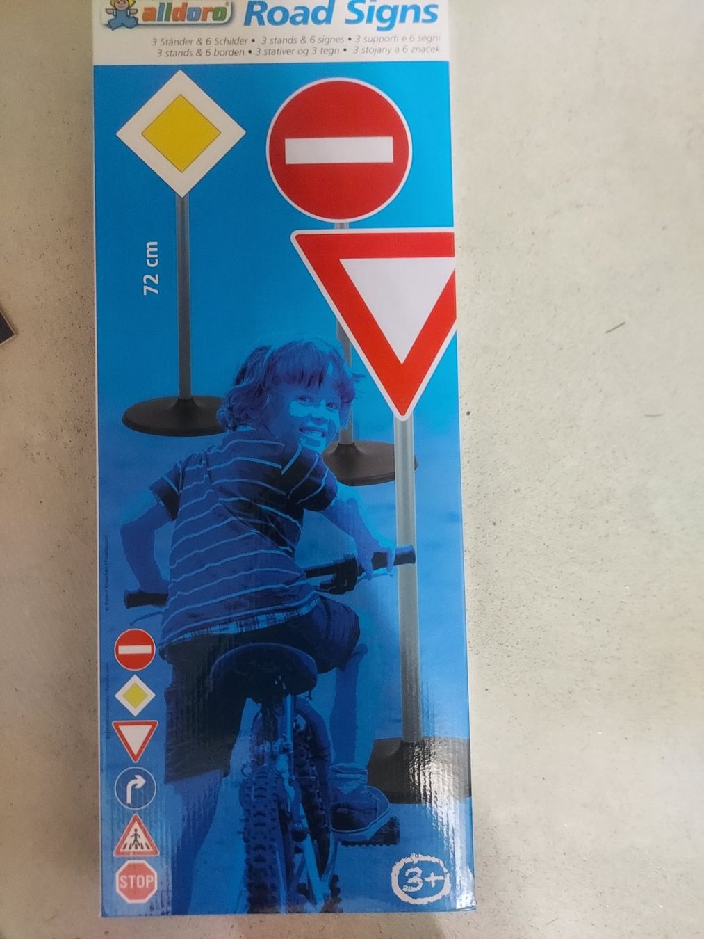 Spielzeuge: Alldoro Verkehrszeichen Kinder 72cm NEU – Neu und originalverpackt aus Altishofen von