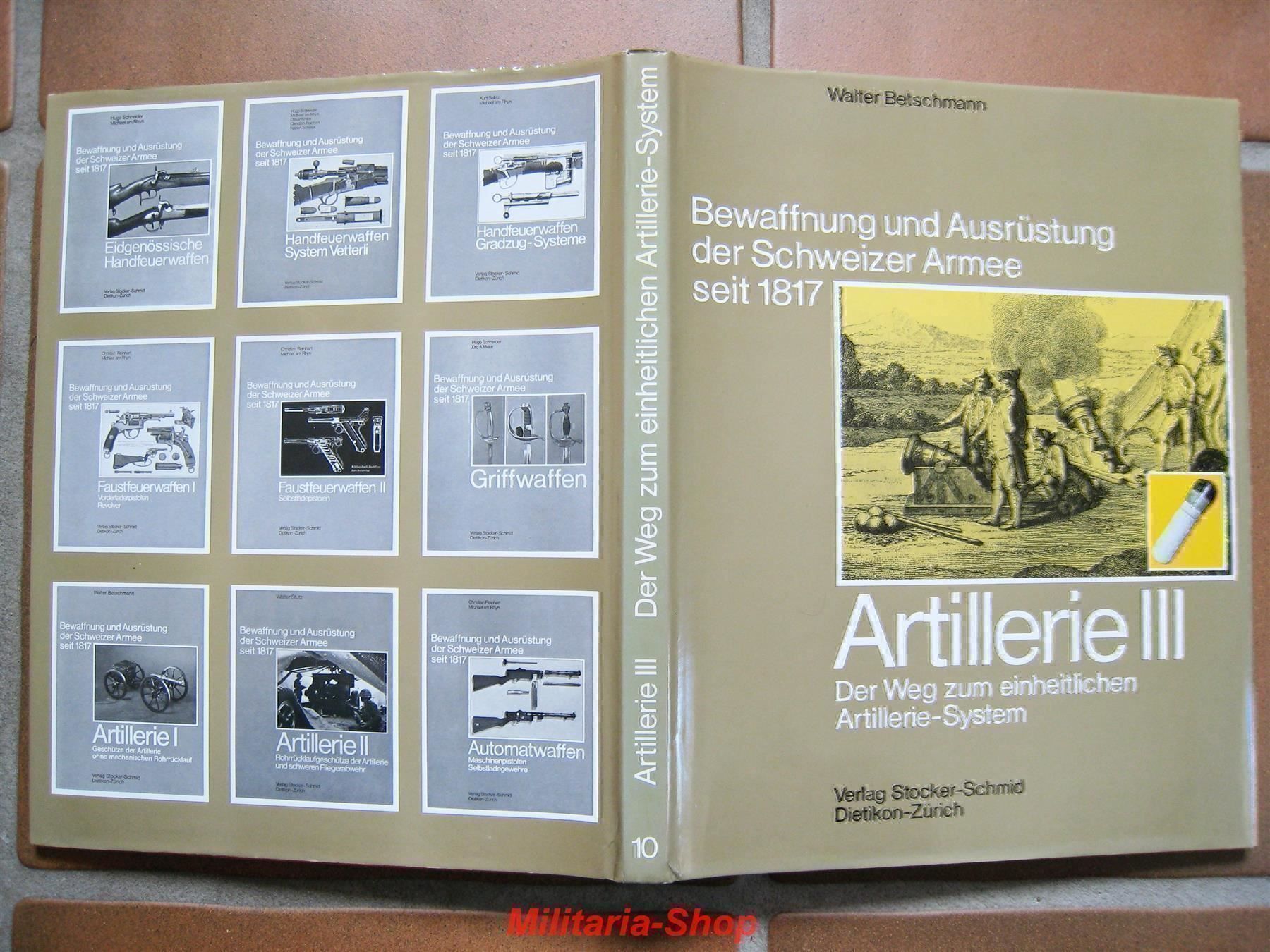 Bücher: Buch Artillerie III - Schweizer Armee – Gebraucht aus Volketswil von Militaria-Shop 2