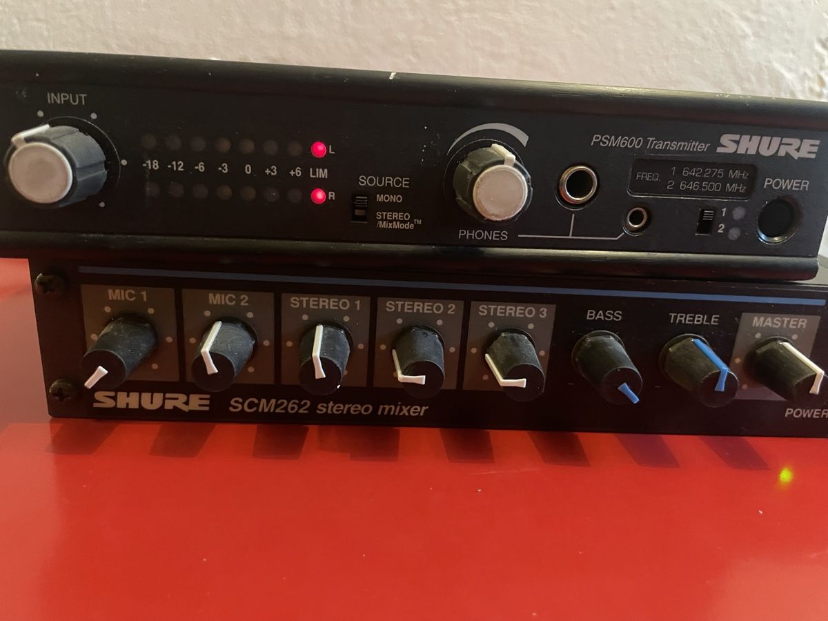 Shure Mikrofone: Shure PSM600 Transmitter & SCM262 Stereo Mixer – Gebraucht aus Zürich von beli_30