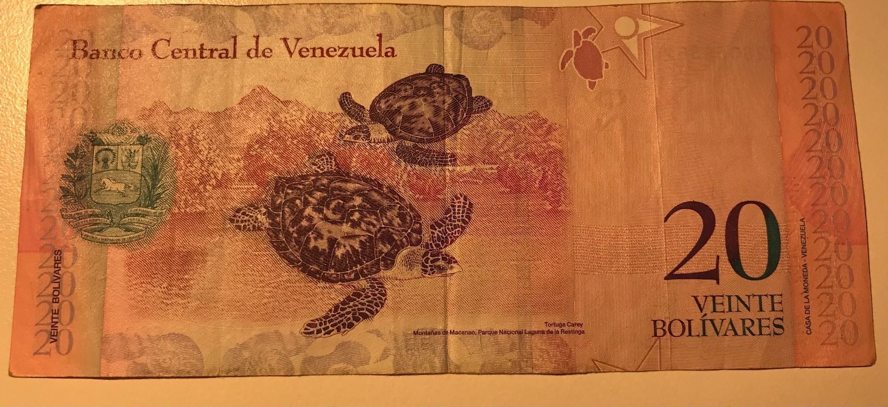 Banconote: Venezuela 20 Bolivares 2009 – Usato da Algetshausen venduto da Carrhard 1