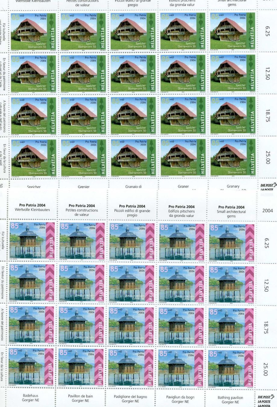 Alle Briefmarken: Timbres CH – Neu (gemäss Beschreibung) aus Mayens-de-Chamoson von Chotz 1
