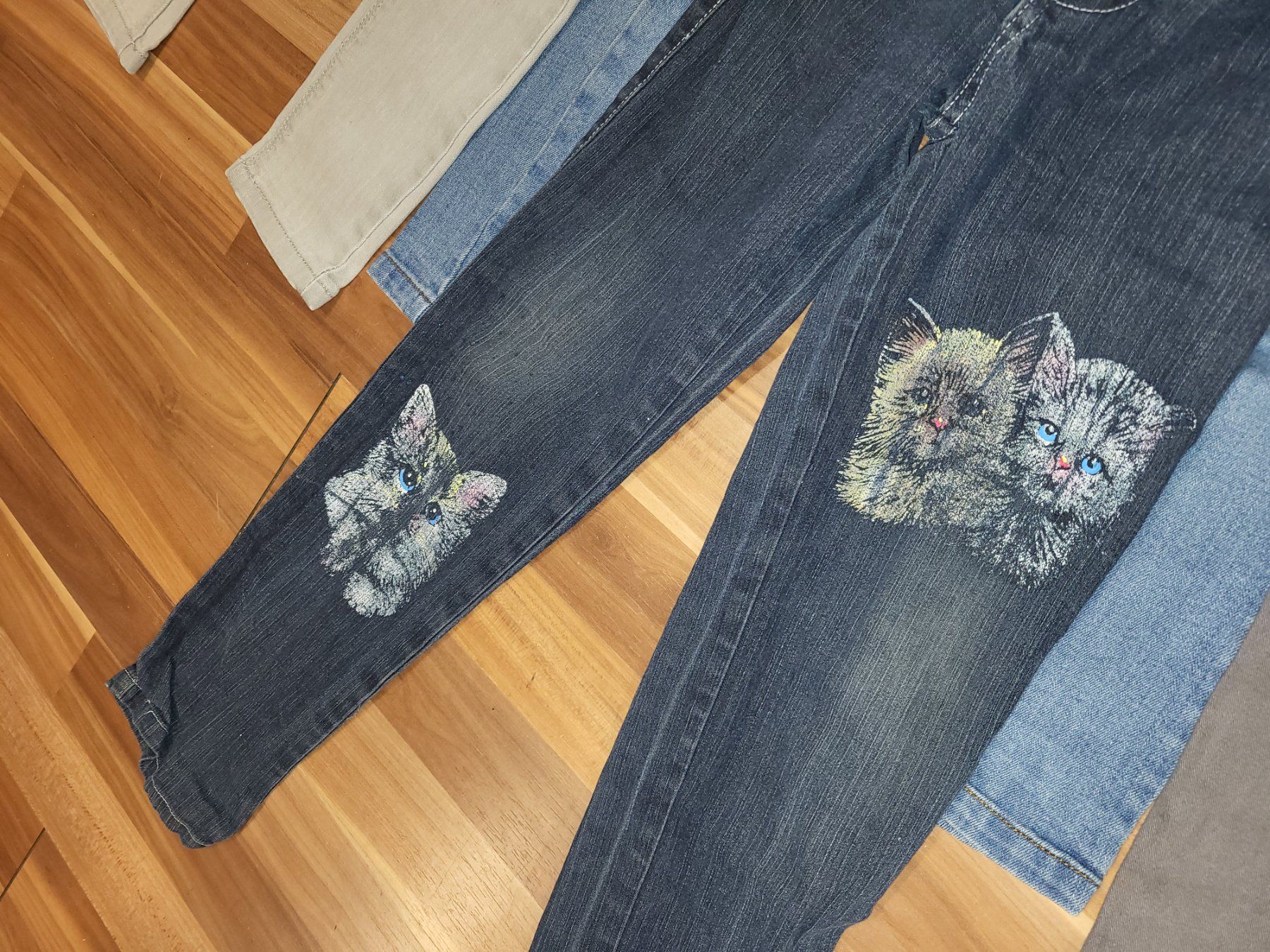 Hosen: 3 Jeans gr 140 und eine Thermohose B3 – Gebraucht aus Schwarzenburg von flamingo1970 2