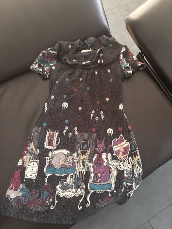 Kleid - längeres Oberteil Lavand S