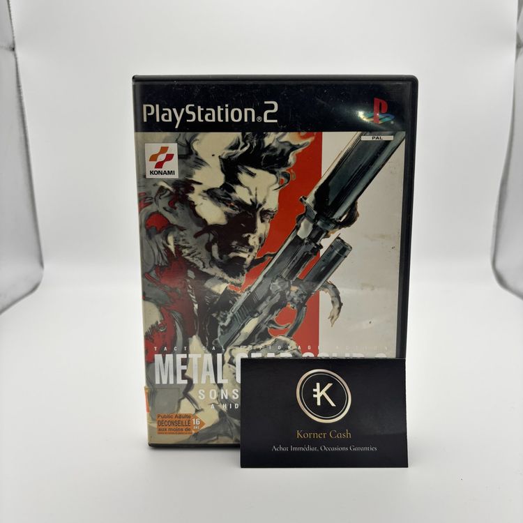 Jeux ps2 Metal gear solid 2 : sons of liberty playstation 2