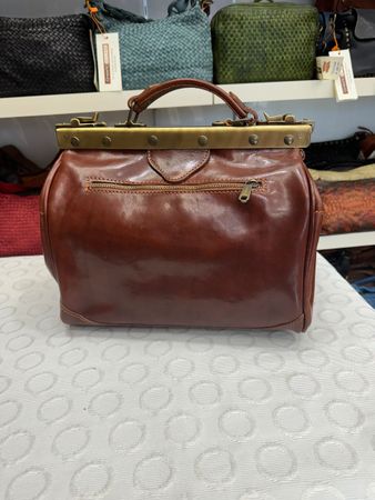 Borsa da medico in vera pelle fiorentina