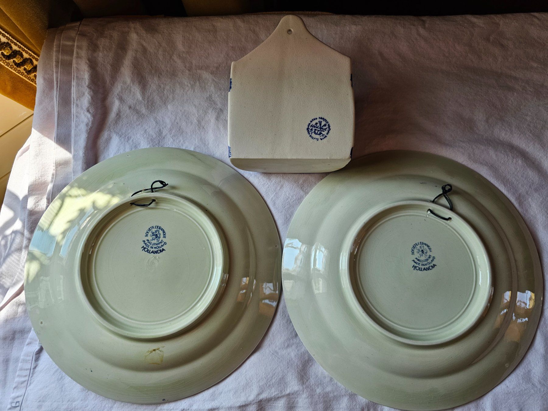 Piatti: Delft Blue Teller und Wandtasche – Usato da Bigenthal venduto da Westerngirl 1