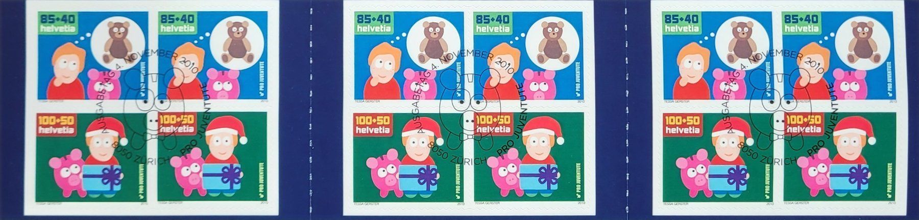 Tutti i francobolli: Carnet De Timbre /  Markenheftchen  Pro Juventute 2010 – Usato da Biel/Bienne venduto da Destockweb