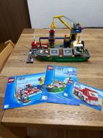 Lego City 4645 Hafen Schiff Kran Lastwagen
