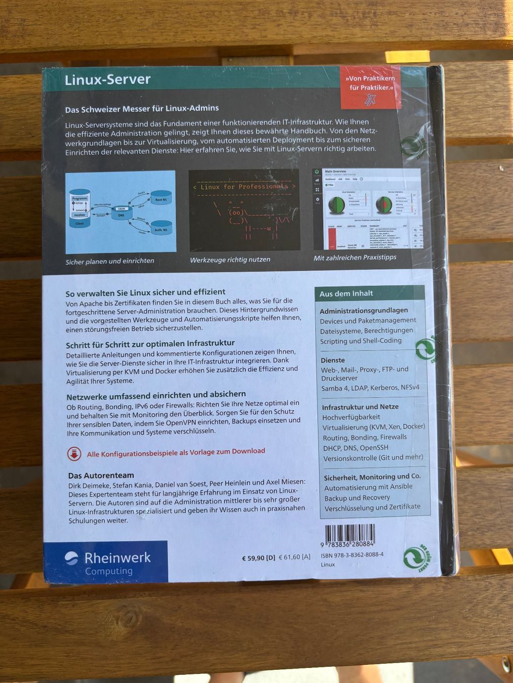 Libri: Linux-Server - Das umfassende Handbuch – Nuovo e nell'imballaggio originale da Rämismühle venduto da RitzmannMarkus 1