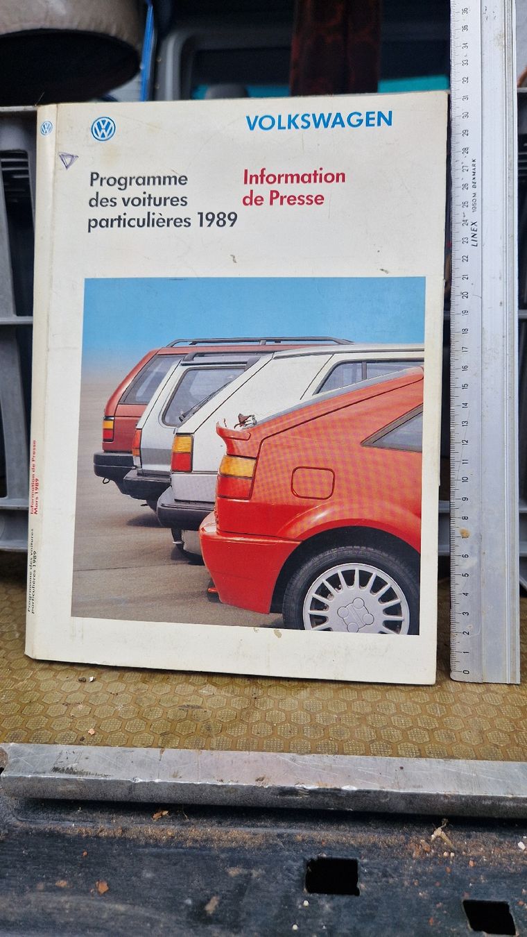 VW Documenti: VW 1989 Information de Press. – Usato da Wetzikon ZH venduto da Oldieslover