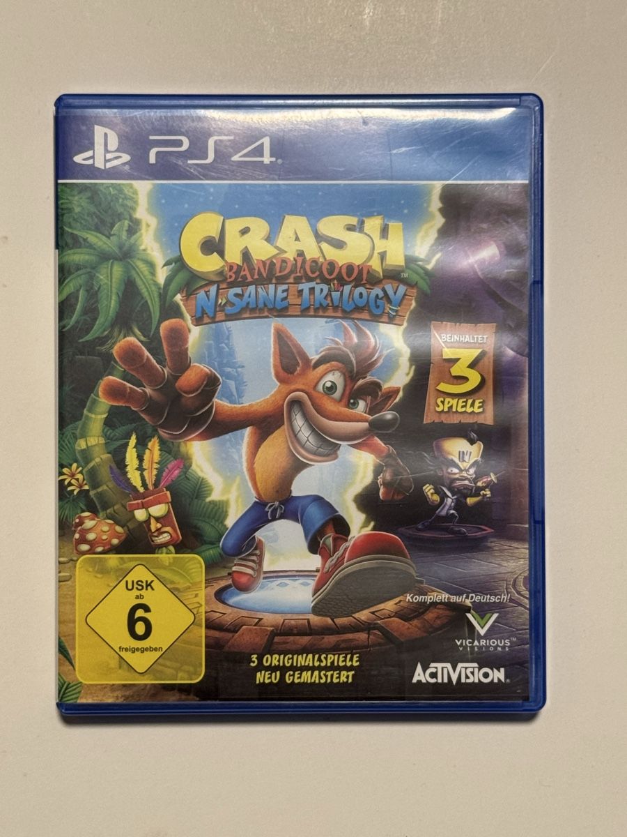 Sony Spiele: Crash Bandicoot N. Sane Trilogy (PS4) – Gebraucht aus Winterthur von Kev_Scha14