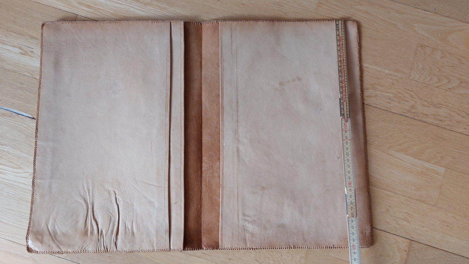 Valigie & Borse: Antik Dokumentenmappe Vintage Leder – Usato da Oberdiessbach venduto da wasserfreak 2