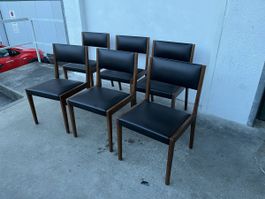 Mid Century 60er Jahre Esszimmer Stühle Danish