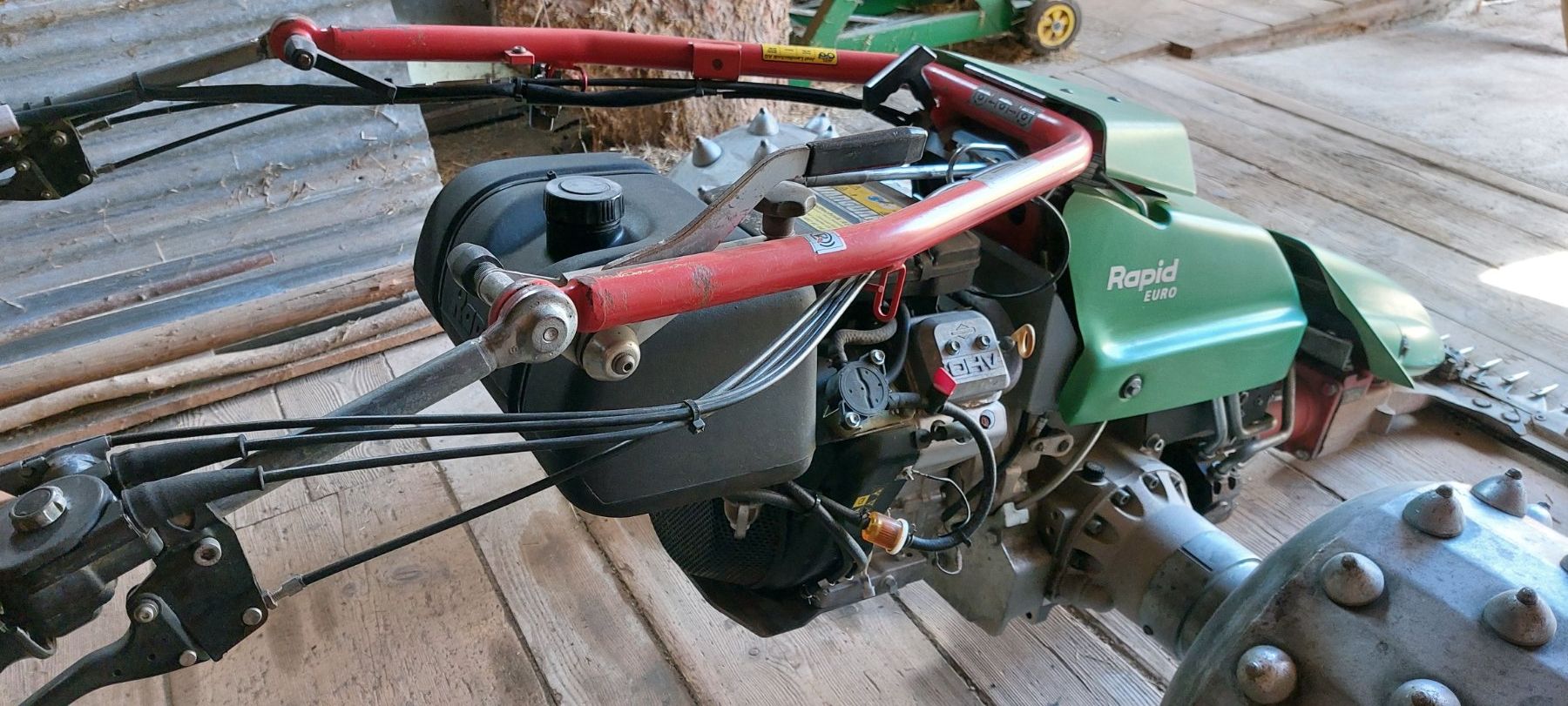Rapid Tutte le macchine: Rapid Motormäher Euro 4 inkl. Kreiselheuer Fahr + Hill Rake – Usato da Grünen venduto da Doedel22 2