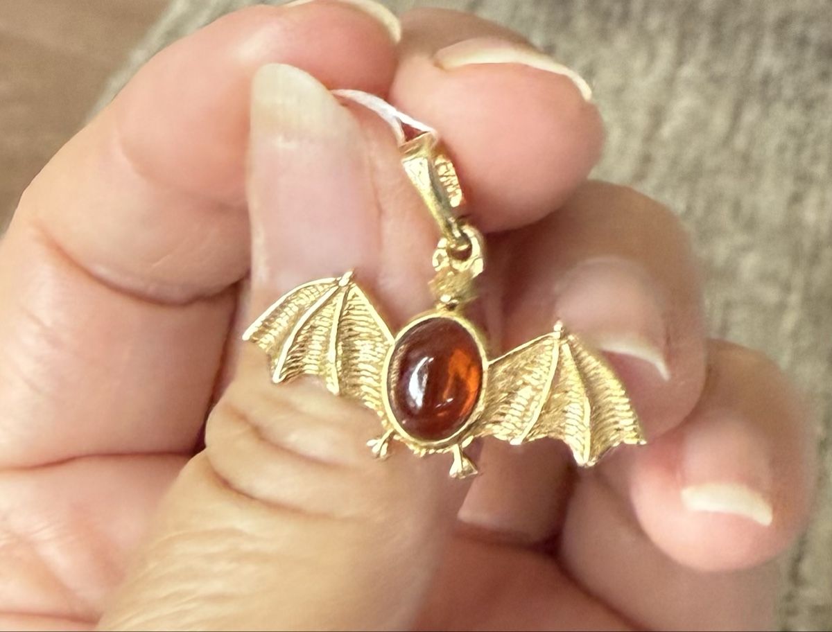 Pendentifs: Fledermaus Anhänger Silber vergoldet – Neuf avec emballage d'origine à Ebikon par elischka 3