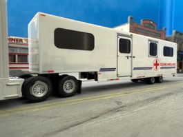 Equine Ambulance Trailer Promotex H0 1/87
