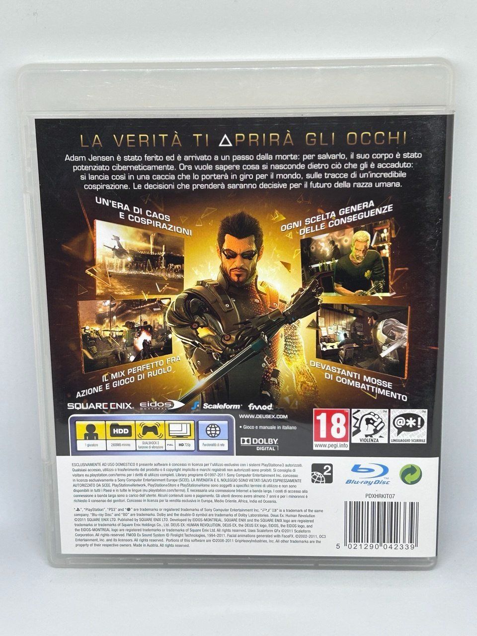 Sony Giochi: Deus Ex: Human Revolution per PlayStation 3 – Usato da Giubiasco venduto da LorisVale 1