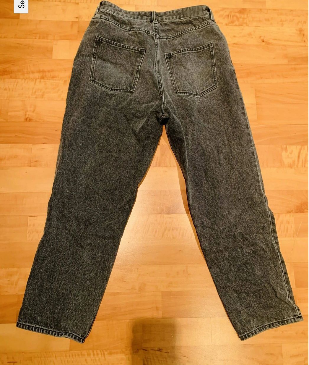 Monki Jeans: Jeans Monki grau/anthrazit, Straight leg, Gr. 40 – Gebraucht aus St. Gallen von Miousch 1