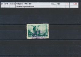 1939/45 Flieger, "KP. 21", gestempelt
