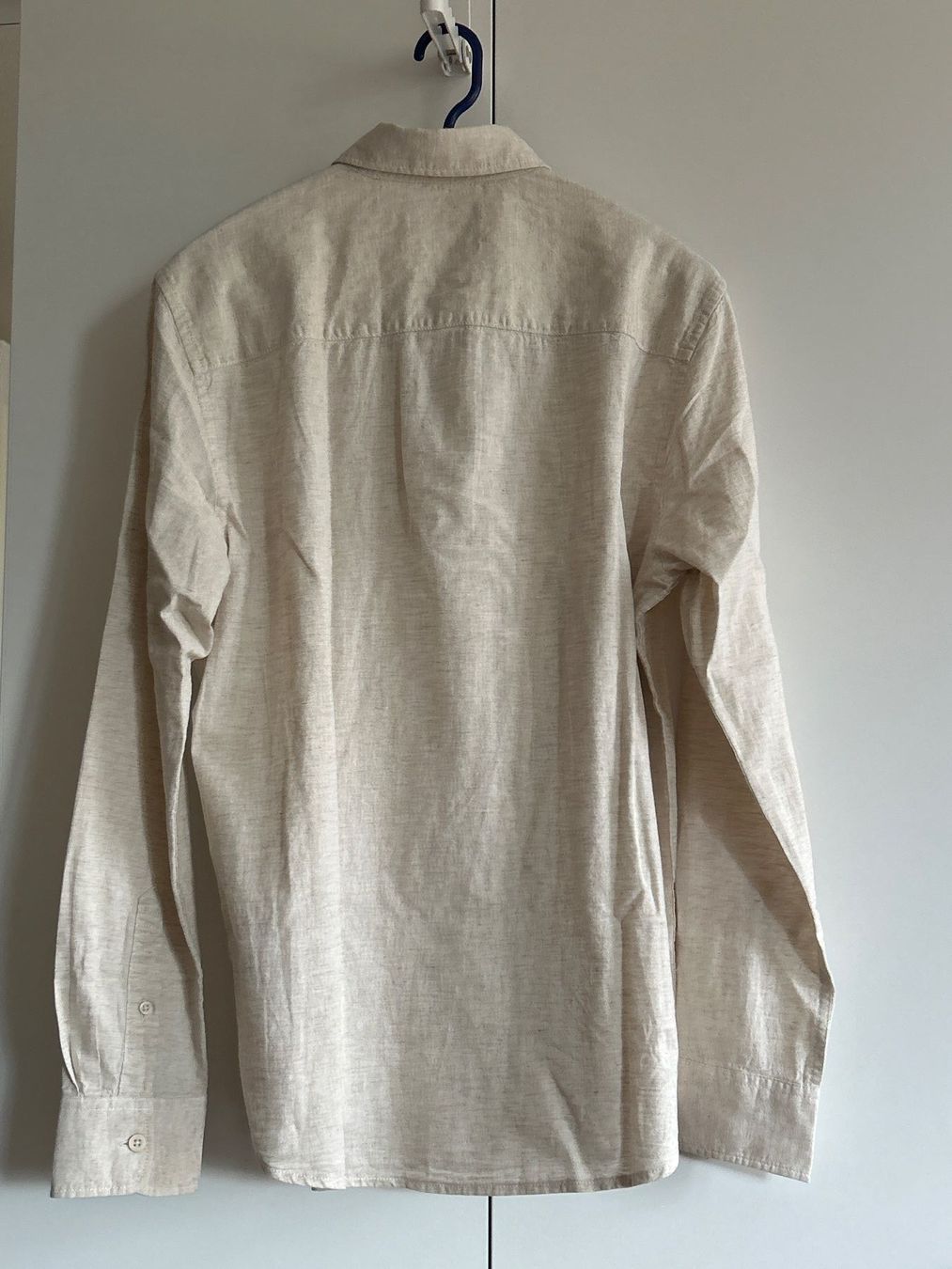 C&A Camicie: Herren Langarmhemd hellbeige von C&A mit Leinen Gr. S – Nuovo (secondo la descrizione) da Brunnen venduto da Nala2929 4