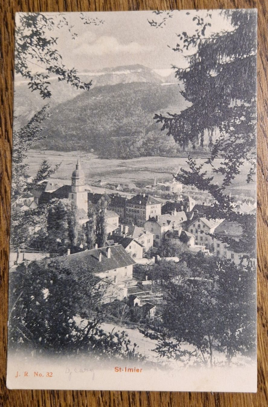 Cartoline postali: St. Imier 1907, n. Versam – Usato da Ebikon venduto da Donar50