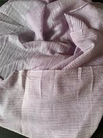 Foulard 67% Cachemire 33% Soie Lilas Fabriqué en Inde 