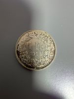 1 Franken Münze 1944 Schweiz Gute Erhaltung Silber