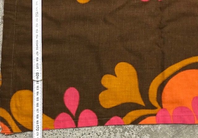 Tende: Vorhang Stoff 70er grosse Blume – Usato da Zürich venduto da gigimai67 2