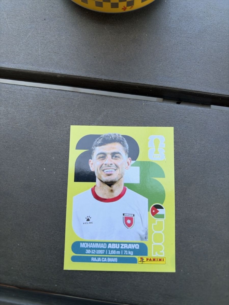 Panini Carte collezionabili: Mohammad Abu Zrayq JOR19 – Nuovo (secondo la descrizione) da Dornach venduto da metallbau.ch